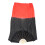 Black Red Gradient Dance Silk Veil Fan Lightweight Bamboo Frame 1