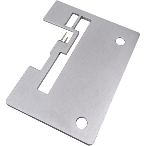 Overlock Machine Needle Plate Replacement, Sewing Accessories with Replace Damaged Needle Plate Feature, High-Quality Iron Material and Glossy