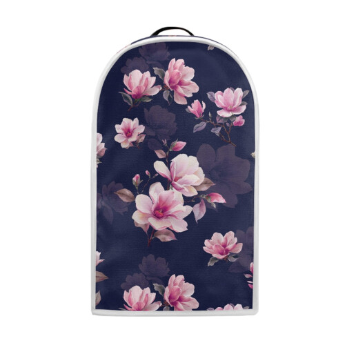Funda protectora reutilizable para batidora con estampado de flores de magnolia.