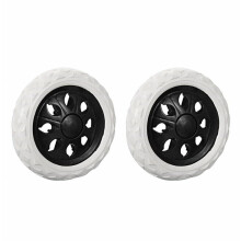 Roue de rechange insonorisée pour chariot, roue antidérapante en mousse de caoutchouc durable, roulement fluide, capacité de charge élevée, EVA