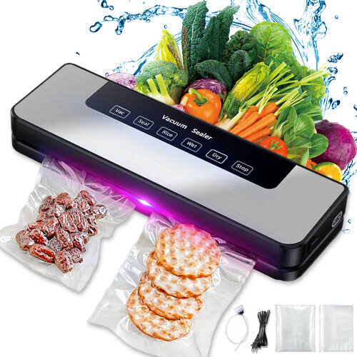 Συσκευή σφράγισης κενού Food Saver με ισχυρή ισχύ αναρρόφησης, ρυθμιζόμενη