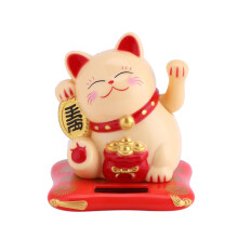 Dealbh Cat Ádhúil Lámh-Lámh-Lámh-Lámh, Maneki Neko Cumhachtaithe Gréine atá Coigilte Fuinnimh agus atá Cairdiúil don Chomhshaol le haghaidh