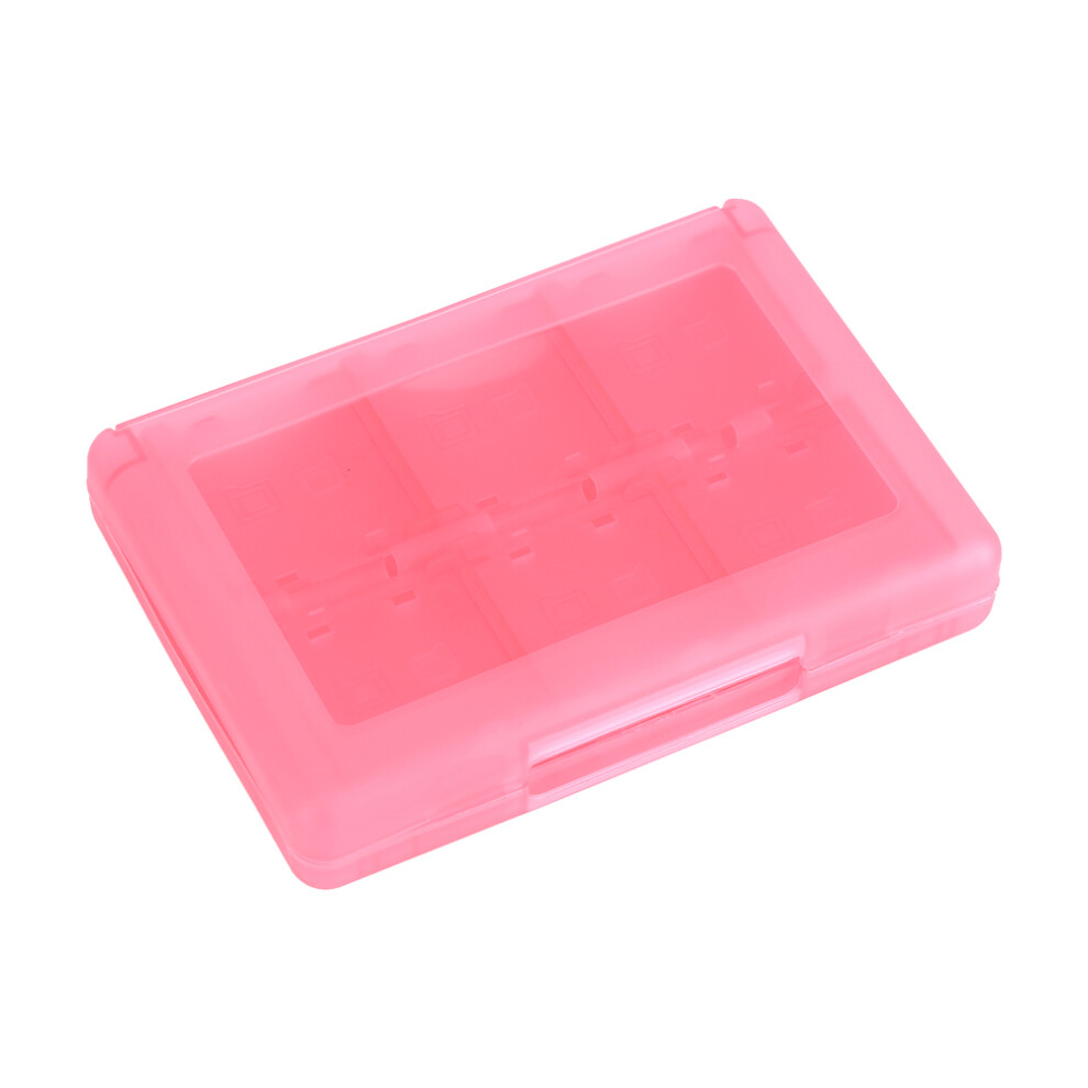 Slim Lightweight Compact Game Card Case, Durable Hard Plastic Case With Protect Games From Dust And Scratches Feature, Game Organizer Case For Pink 9083649413487
