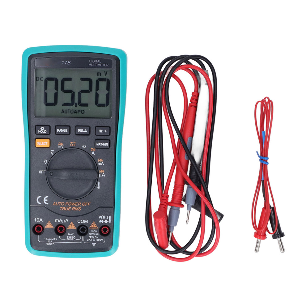 Measures Voltage Resistance Continuity Diodes Digital Multimeter With Dc Ac Voltmeter Non Contact Voltage Detection Auto Ranging Ohm Amp Meter For 9551475319049