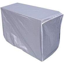 Protection anti-intempéries pour climatiseur, housse réfléchissante pour le soleil avec structure ventilée et résistante à la neige, matériau