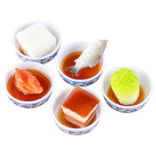 15Pcs Assorted Mini Food Model Set PVC Pretend Play Dollhouse Decor