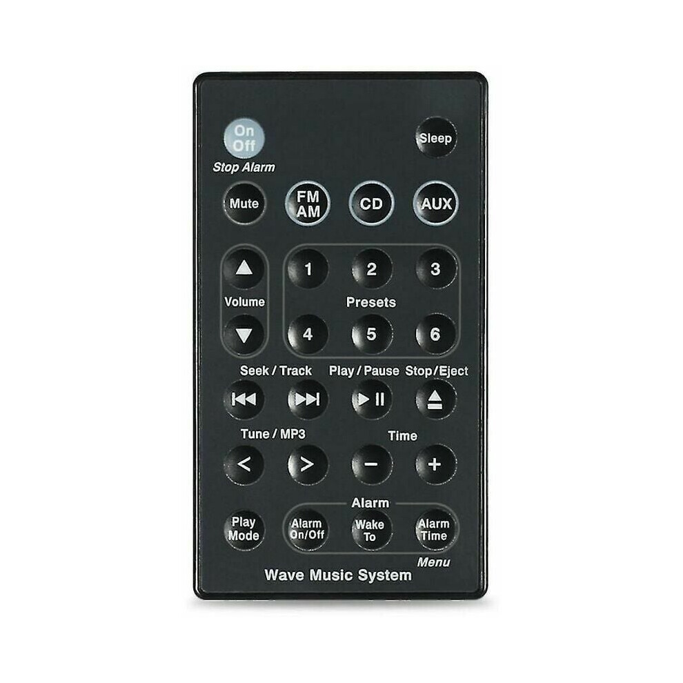 Remote Control Replacement For Bose Wave Music System, Upgraded Smart Chip Ensures Fast Response, Contact Sensitivity And Quick Reflexes For Seamless 9071309136050