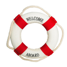 Clearance! Hangs Clearance Sale! Summer Nautical Theme Decoration Lifebuoy Home Outdoor Wall Decoration Ornaments, Marine Ornament
