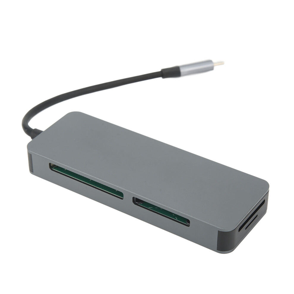 Usb C Splitter With Sd Card Reader High Speed Data Transfer Plug And Play Portable Use Sleek Design Aluminum Alloy Support Sdxc Up To2tb Memory 9551475322698