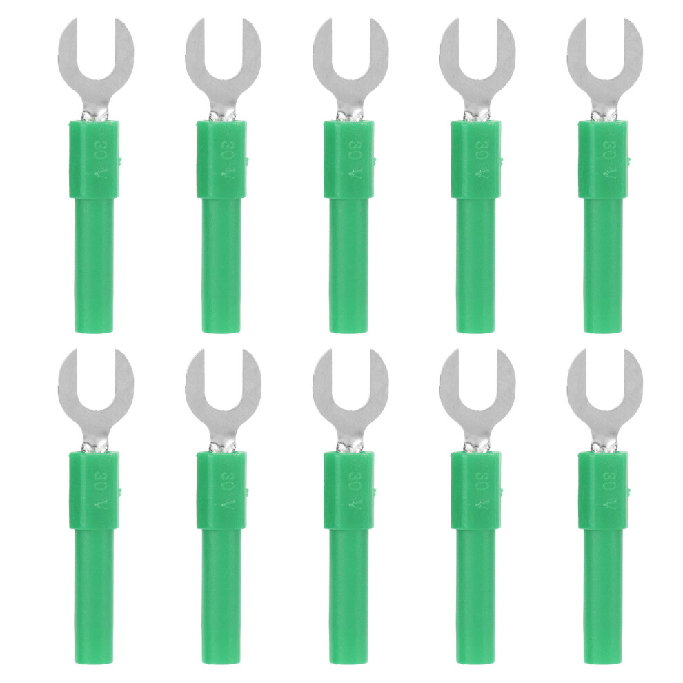 Fork Spade Connector Electrical Crimp Terminals Corrosion Resistant Good Electrical Conductivity Easy Installation For Multimeters Electronic 9049227891412