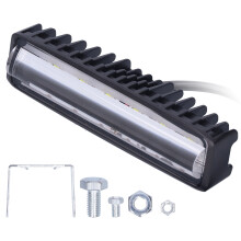 Waterproof Fog Work Light Long Range Focused Beam Easy to Install Motorcycle Light Durable Aluminum Construction Plug N Play Light Bar Universal Fit