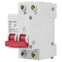 Disjoncteur miniature CC à pouvoir de coupure élevé pour systèmes d'énergie solaire ; protection contre les surcharges et les