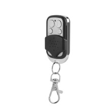 Controle remoto universal para porta de garagem, fácil de programar, com 4 botões, sem fio e com criptografia Security+ 2.0. Substitui diversos