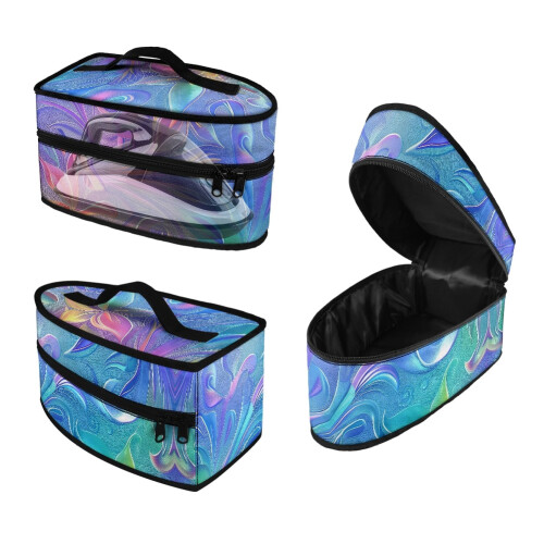 Floral Iron Storage Pouch Portable Steamer Organizer Case