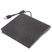 Externer CD-/DVD-Brenner USB 3.0 Typ C, tragbares optisches Laufwerk, schlank, leicht, Plug & Play, zwei Schnittstellen, stoßfest für MacBook-PCs
