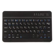 Rechargeable Bluetooth Keyboard for Smartphone, Ultra-Thin Portable Keyboard with Scissor Keys Compatible for iOS Android Windows Systems Fast