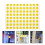 4000Pièces Autocollants Sol Papier Cuivre Durable 4