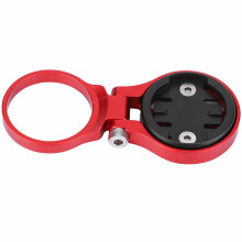 Supporto Garmin Edge con angolo regolabile e struttura robusta, compatibile con vari ciclocomputer, telaio in lega di alluminio leggero con