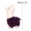 Violetti pehmolelueläinnukke lapsille 28cm 3