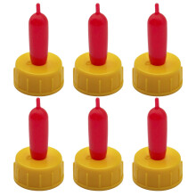 24Stk Sauger Für Lamm-Milchflaschen, Kunststoff & , Bunt, Robust