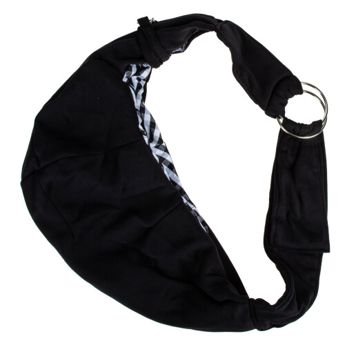 2Pcs Black Polyester Pet Carrier Backpack Breathable Dog Sling Carrier