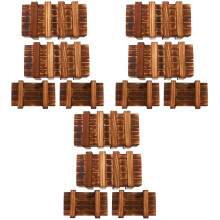 12Stk Hellbraune Holz Puzzlebox Mit Geheimfach Sicher Kinder Spielzeug