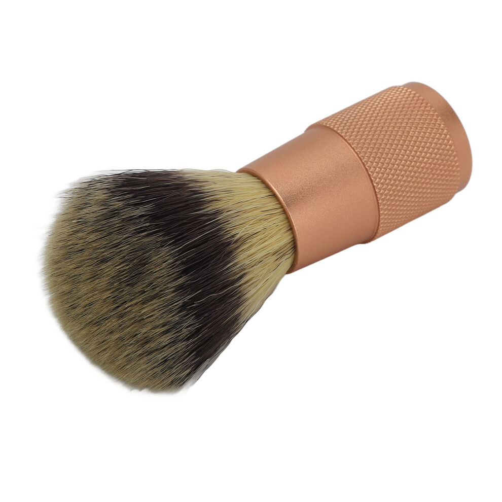 Vegan Friendly Shaving Brush With Imitation Badger Bristles Ergonomic Handle Effective Foaming Gentle On Skin Smooth Shave Experience Without Razor