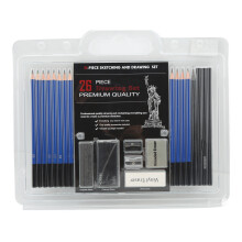 Creative Sketching Pencils Set, Graphite Charcoal Art Supplies for Artists, High Quality Drawing Kit with Accessories, Suitable for Portraits