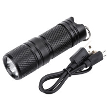 Lanternă portabilă cu LED super strălucitor, reîncărcabilă, cu încărcare USB, rezistentă la apă IP68 și design compact, potrivită pentru