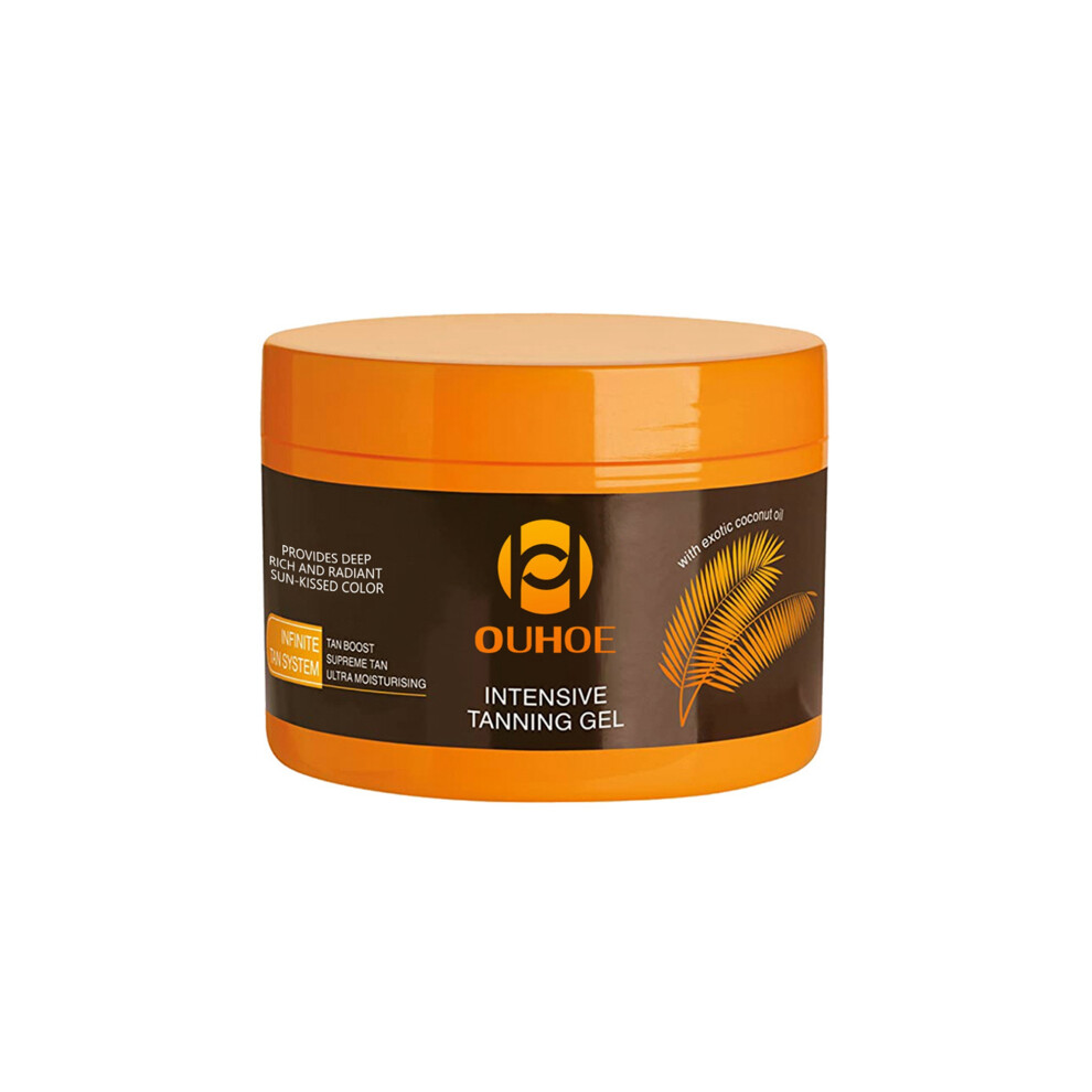 Yellow/Cream/Brown (150G, ) Luxury Intensive Tanning Gel, Natural Tanning Accelerator Gel, Tanning Gel For Sunbeds & Outdoor Sun