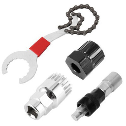 Bicycle Maintenance Tool Kit with Chain Breaker Cassette Removal Crank Puller Extractor Freewheel Remover Precision Engineered Tools Standard Size