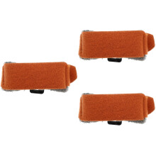 3Stk Orange Gitarren Dämpfer Mute Sound Strap Bass Zubehör