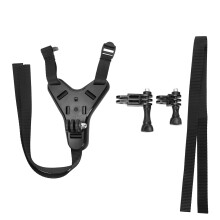 Gléas Strapa Smig Clogad Uilíoch do GoPro Hero agus Ceamaraí Gníomhaíochta Eile, Ábhar Marthanach Strapa Inchoigeartaithe Dearadh Hook J