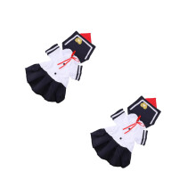 2Pcs Soft Breathable Pet Skirts for Cats Dogs Multicolor Apparel