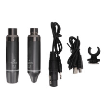 Plug On Wireless Microphone Adapter For Stage Performers High Fidelity Audio Anti Interference Capability Long Lasting Lithium Battery Multiple