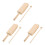 3Sets Wood Block Instruments for Adults Khaki Percussion Set 1