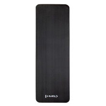 Yogamatte, rutschfest, schwarz, 12 mm dick