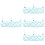 4Pcs Comfortable Sky-Blue Sleeping Bed Hammock for Hamster Pets 1
