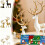 Gold Electroplated Deer Decor Set with 6 Christmas Cards 1