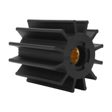 Minimizes Impeller Swelling Water Pump Impeller Replacement Durable Rubber Material Compatible Brass Hub Easy To Install Spline Drive Heat Resistant