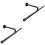 2 Pack Industrial Pipe Floating Clothes Mounted Garment 4