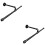 2 Pack Industrial Pipe Floating Clothes Mounted Garment 7