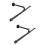 2 Pack Industrial Pipe Floating Clothes Mounted Garment 8