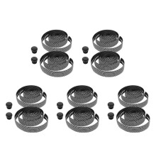 10Sets White Silicone Bike Handlebar Tapes Vibration Control Cushion