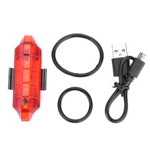 Lumină spate pentru bicicletă cu LED-uri, reîncărcabilă prin USB, cu 4 moduri de iluminare, lumină spate pentru bicicletă cu LED-uri super