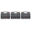 3Pcs Compact Black Plastic Tool Organizer Box with Dividers for Screws 1