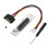 Κάρτα ανύψωσης με ένδειξη LED M.2Key M Θύρα SSD, προσαρμογέας NGFF σε PCI-E4X με τροφοδοτικό 1