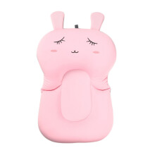 Baby Bath Mat Non-Slip Floating Support Seat for Newborns, Soft & Safe