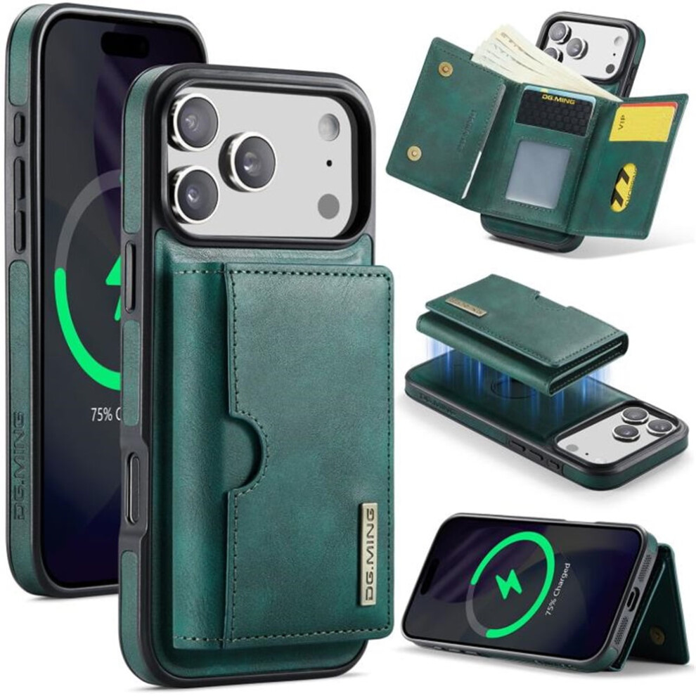 Dg.ming Magnetic Wallet Case For Iphone 17 Pro Max Leather 9152228984523