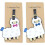 Silikonbagageetiketter i alpacka, 2-pack 1